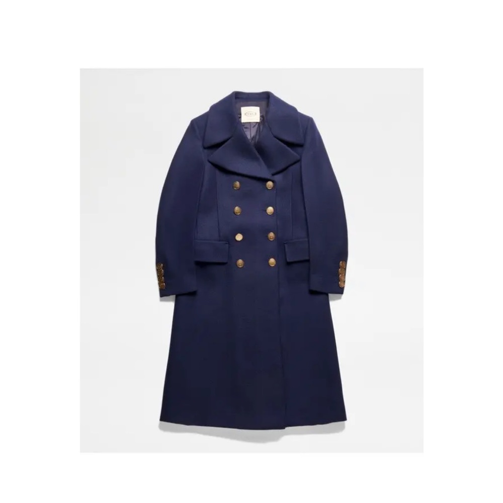 Tod’s Double Breasted Coat on Mixed Wool